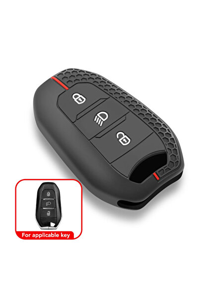 Choice1 Style 2 Silicone Car Key Case Cover for Citroen C2 C3 C5 X7 C4 asso B...