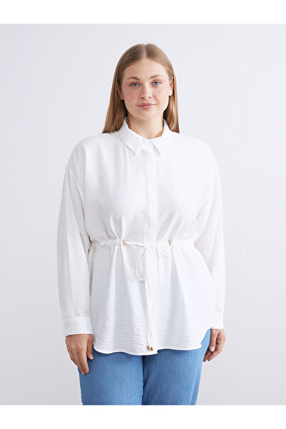 LC Waikiki Hilfa New Season Women's Shirt Tunic with Tie Detail