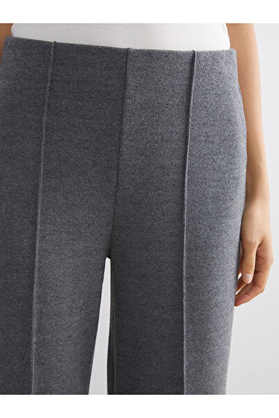 LC Waikiki Wide Leg Women's Trousers with Elastic Waist