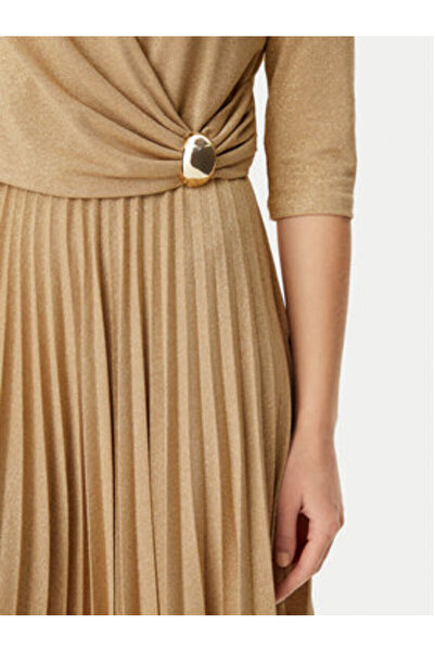 RINASCIMENTO Γυναικείο Φόρεμα Κοκτέιλ CFC0122980003 Χρυσό