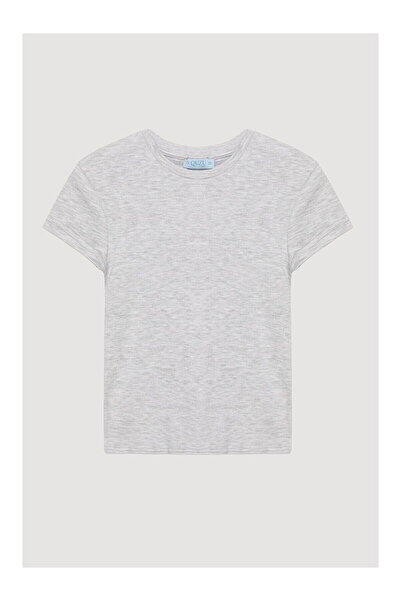 LC Waikiki White Crew Neck Basic T-Shirt Karmelanj