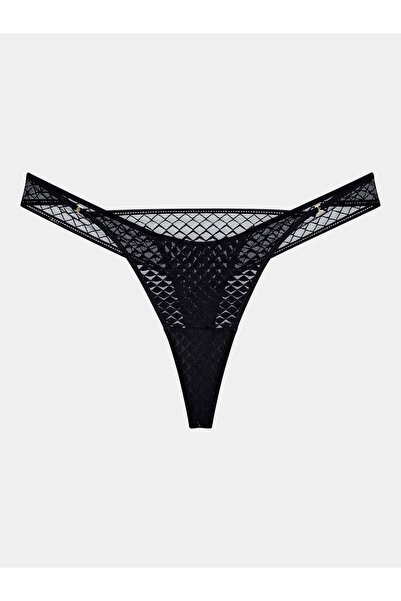 Triumph Γυναικείο στρινγκ 10217880 MYSTERIOUS SPOTLIGHT STRING Μαύρο