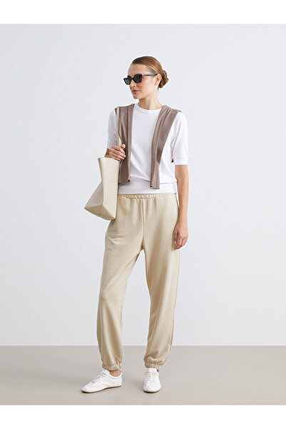 LC Waikiki Γυναικεία φούτερ Jogger με ελαστική μέση