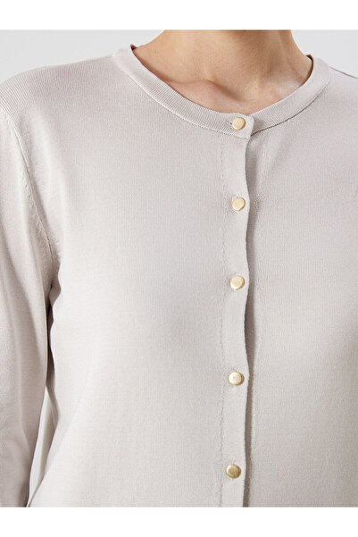 LC Waikiki Vizyon Yeni Sezon Bisiklet Yaka Kadın Triko Hırka