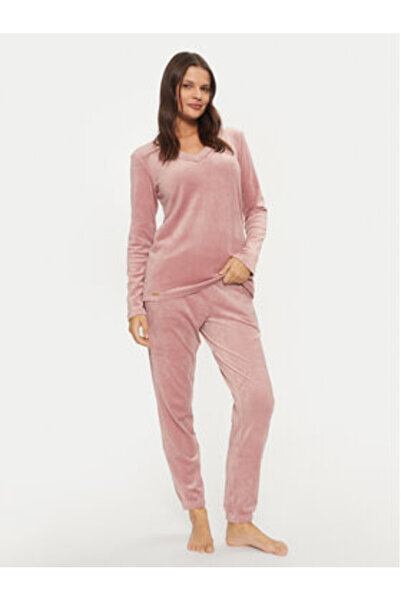 Selmark Γυναικείες Πιτζάμες P8373 Ροζ