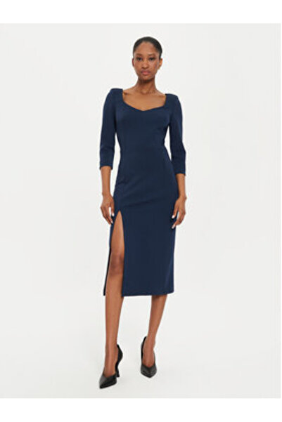 RINASCIMENTO Γυναικείο Φόρεμα Κοκτέιλ CFC0121015003 Μπλε Σκούρο Μπλε