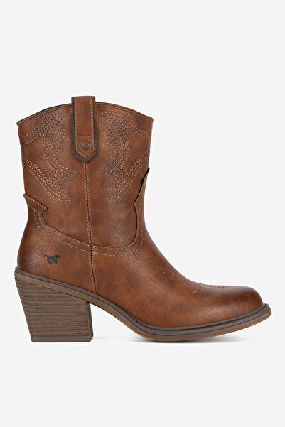 Mustang γυναικεία μπότα 5905588860532 Καφέ