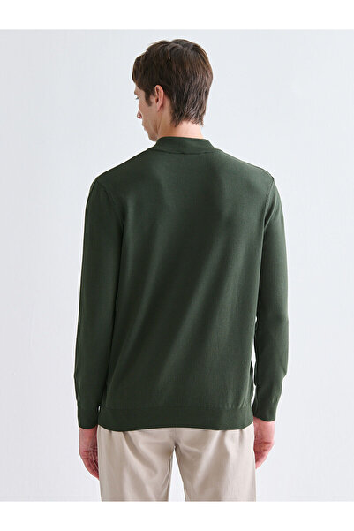 LC Waikiki Plus New Season Stand Collar Men's Knitwear Sweater