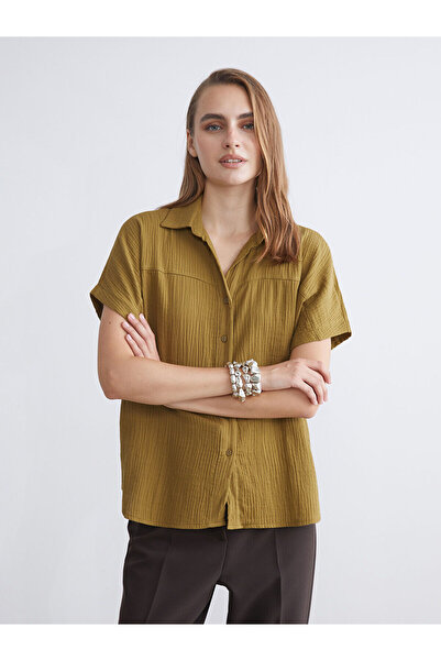 LC Waikiki Nevavm Textured Muslin Women's Shirt