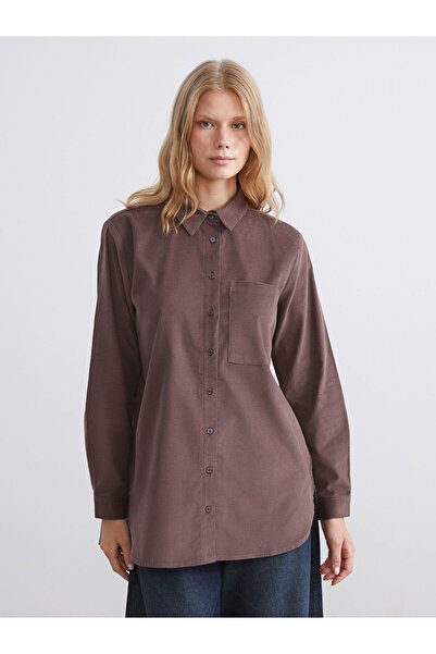 LC Waikiki Özmarka New Season Velvet Women's Shirt Tunic