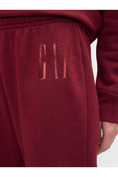 GAP Kadın Tuğla Kırmızısı Logo Pull-On Slim Eşofman Altı