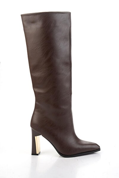 Bambi Kahve Kadın Çizme K03565090642