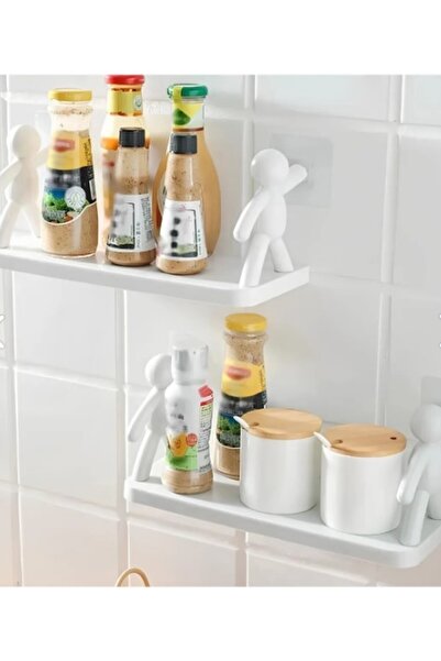 Kanonik Education رف حائط لاصق متعدد الأغراض مع شكل إنسان