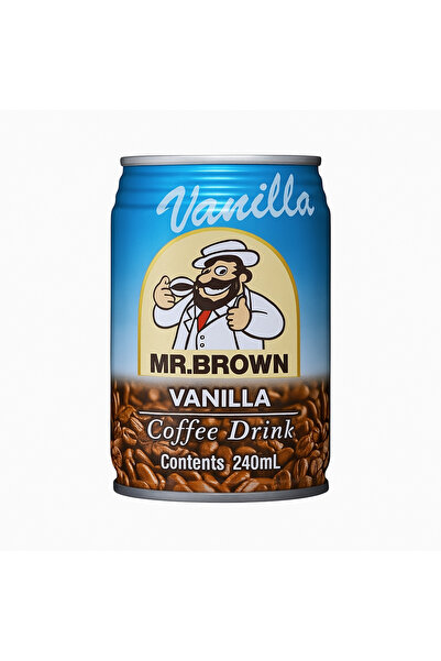 MR.BROW Vanilyalı - Sütlü / Kahveli Soğuk Kahve 240 ml 24 LÜ