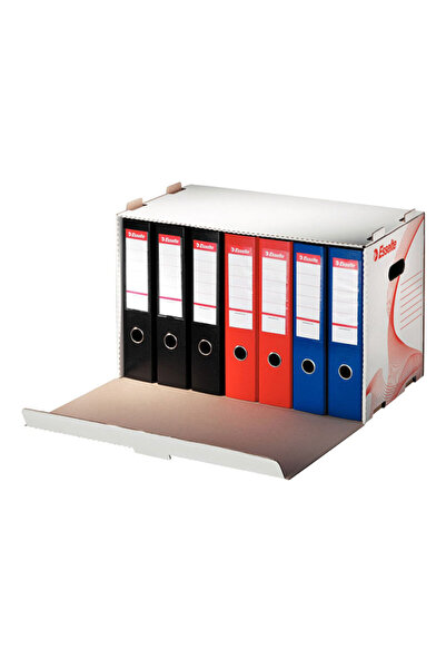Esselte White front opening cardboard filing box Standard