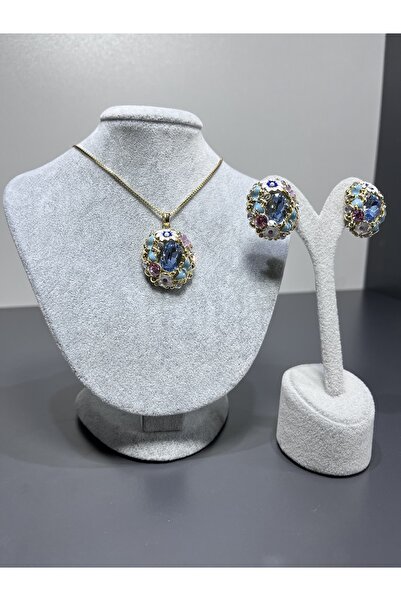 Valaris Jewelry Kolye Küpe Set