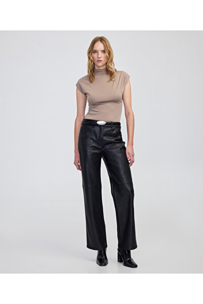 İpekyol Leather-Look Trousers