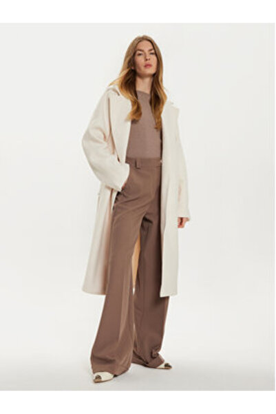 Gina Tricot Γυναικείο παλτό ελαφρύ 22987 Εκρού