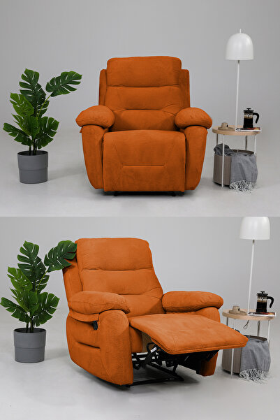 Eymense Comfort TV Koltuğu Fonksiyonel Baba Koltuğu Sabit Turuncu