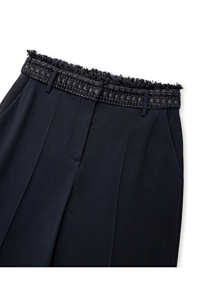 İpekyol Kumaş mix straight fit pantolon