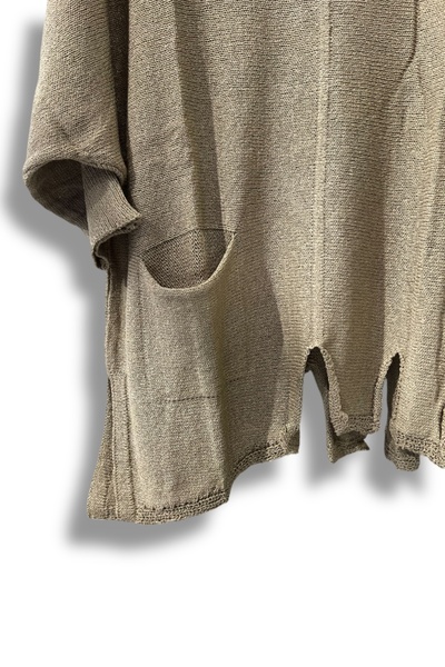 SUMEF Γυναικεία μπλούζα πλεκτό μερσεριζέ oversize | Casual τουνίκ | Συμβατό με μέγεθος 38-52