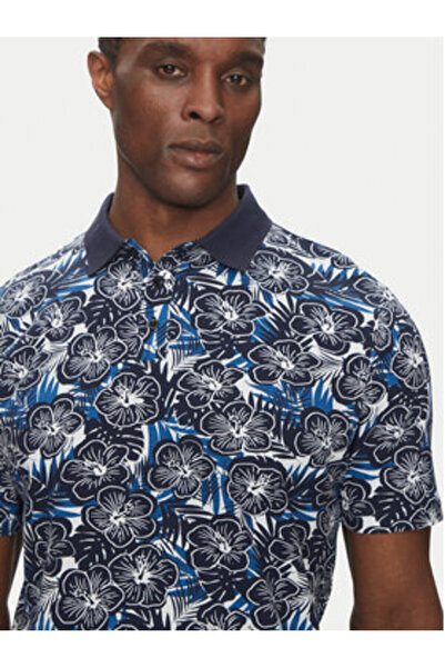 Hechter Paris Ανδρικό Πόλο 74028690 Μπλε σκούρο