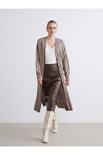 LC Waikiki Özmarka Yeni Sezon V Yaka Kadın Triko Hırka