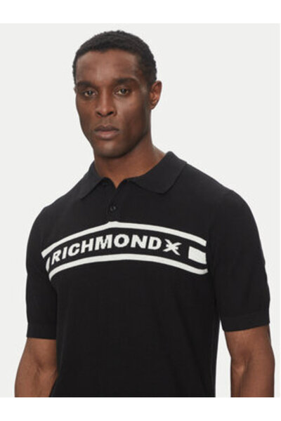 Richmond X Ανδρικό Πουλόβερ UMP25128PO Μαύρο