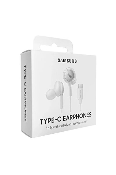 LOCK سماعات سامسونج من النوع C - مُعدّلة بتقنية AKG - صوت نقيّ وخالٍ من التشويش - لأجهزة جالاكسي