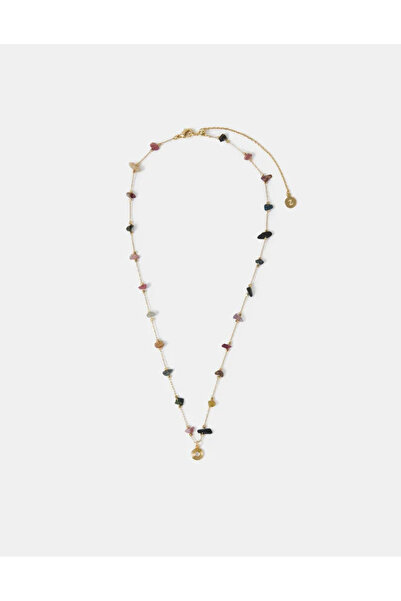 Accessorize Z Nugget Stone Kolye 14 Ayar Altın Kaplama