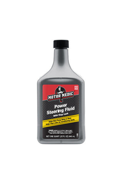 Motor Medic Synthetic Power Steering Fluid with Stop Leak 32oz