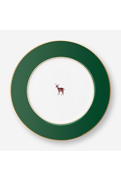 Pip Studio Love Birds Yeşil Porselen Kahvaltı Tabağı 21 Cm