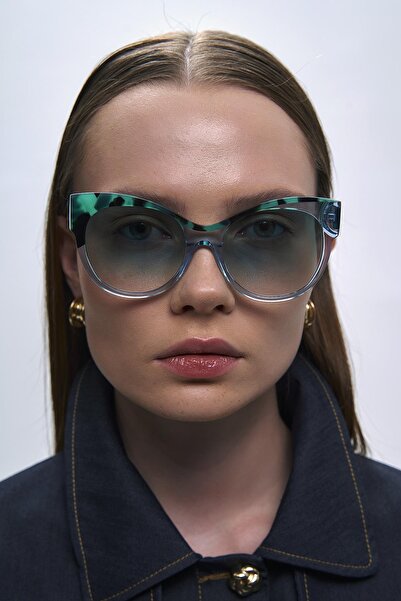 Bilge Karga Betty Green Gradient Sunglasses