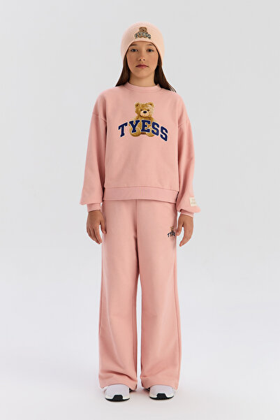 Tyess Baby Girl Powder Sweatshirt