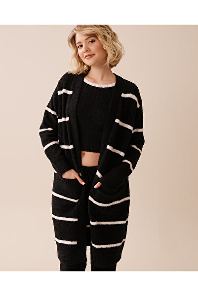 La Vie en Rose Chenille Long Cardigan