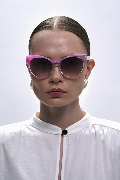 Bilge Karga Betty Pink Black Gradient Sunglasses