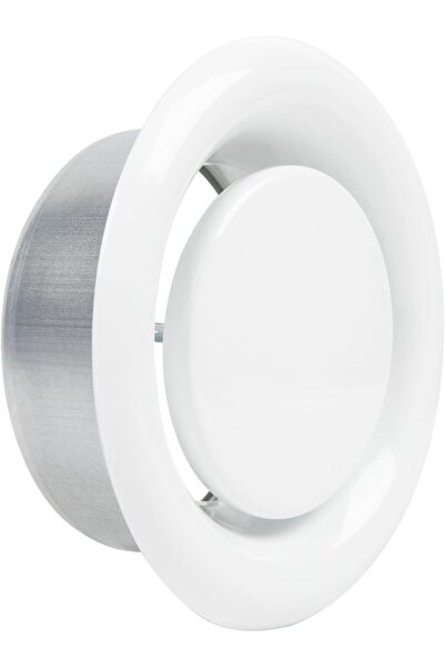 Biki غطاء فتحة تهوية مكيف الهواء مقاس 4 بوصات من الفولاذ الدائري مع صمام عادم قابل للتعديل للجدار المنزلي