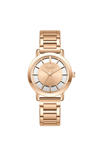 Lee Cooper Women's Analog Rose Gold Dial Watch - LC08037.410