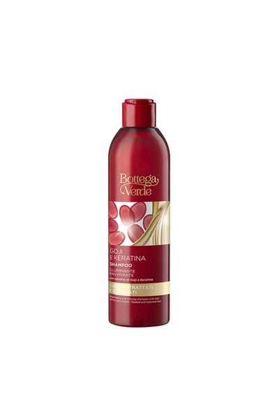Bottega Verde Revitalizing Shampoo for Treated and Colored Hair with Goji and Keratin - Goji e Keratina, 250 ML