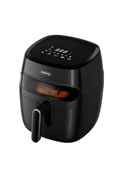 rosberg Friteuză cu aer cald R51980CA, 1350W, 5,2 l, afișaj LED, aer cald, te...
