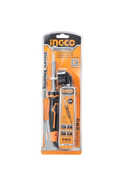 Ingco Electric Soldering Iron SI0268 – High-Precision 60W Soldering Tool for Electronics, Repairs &
