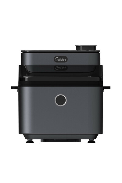 Midea Friteuză cu aer cald MF-CY75A2, 1700W, 7,3L, afișaj LED, deshidratare, tehnologie JuicyCrispy, gri