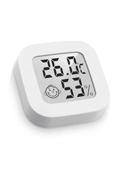 Stone Digital Room Thermometer and Hygrometer, Stone®, Battery Included, White
