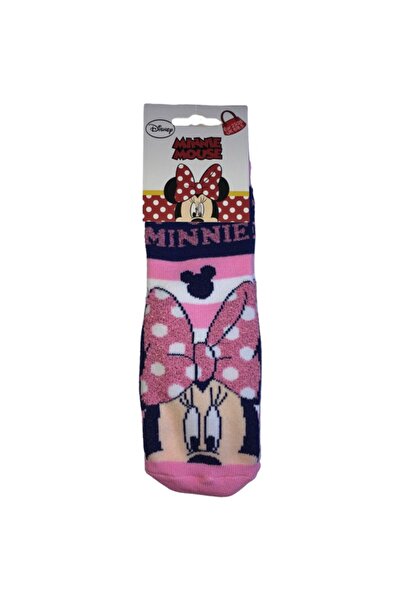 Minnie Mouse Striped fleece socks with non-slip soles