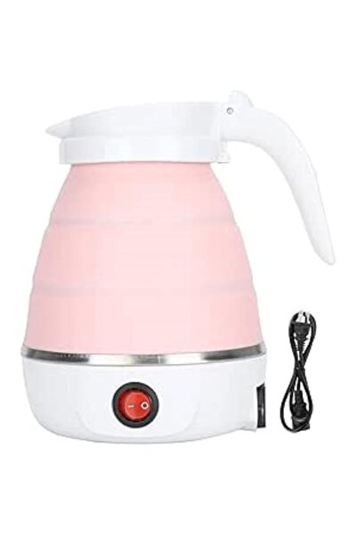 Generic Travel Electric Kettle Foldable Portable Portable Fast-Boil Design for Camping, Travel, & Office Use
