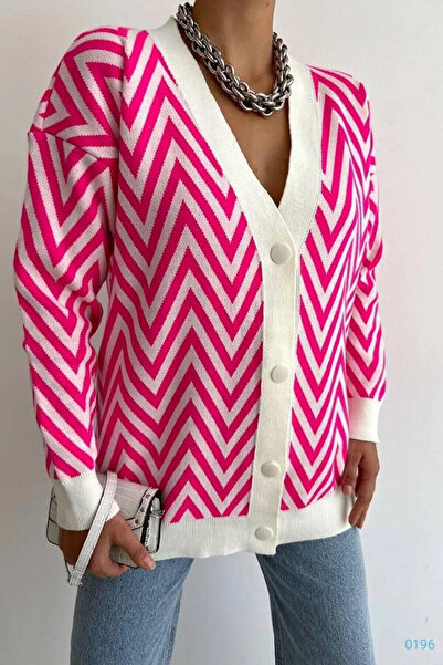 RoseLove Women's Knitwear Cardigan Fuchsia