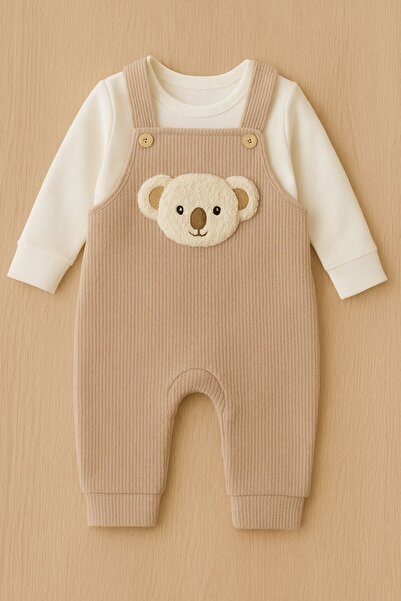 AKİ MODA KİDS Baby Boy Solapet 100% Cotton Combed Cotton Suit