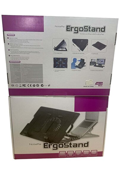 Generic Ergostand Laptop Stand with Cooler, Ergonomically Designed with Multiple Levels for Eye Comfort