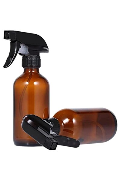 Generic زجاجات رذاذ زجاجية كهرمانية فارغة من Quesera® (مجموعة من قطعتين) حاوي...