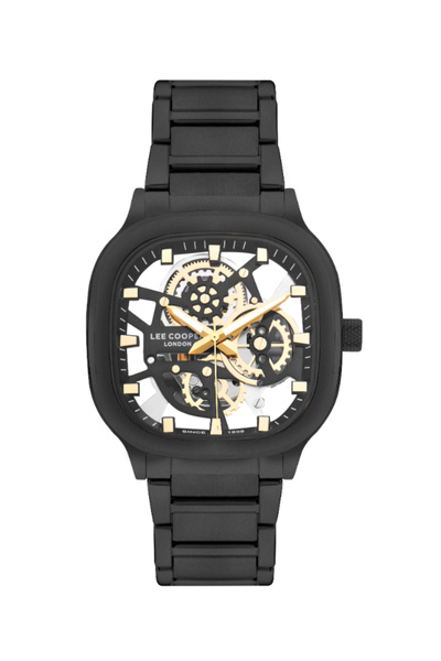 Lee Cooper ساعة رجالية تناظرية بمينا فضي - LC07974.650